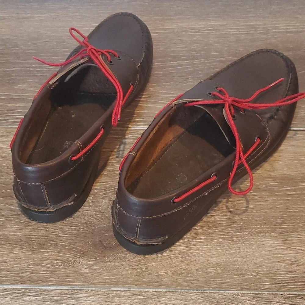 Timberland Brig 2‎ Eye Boat Shoes Dark Brown Men's 11M